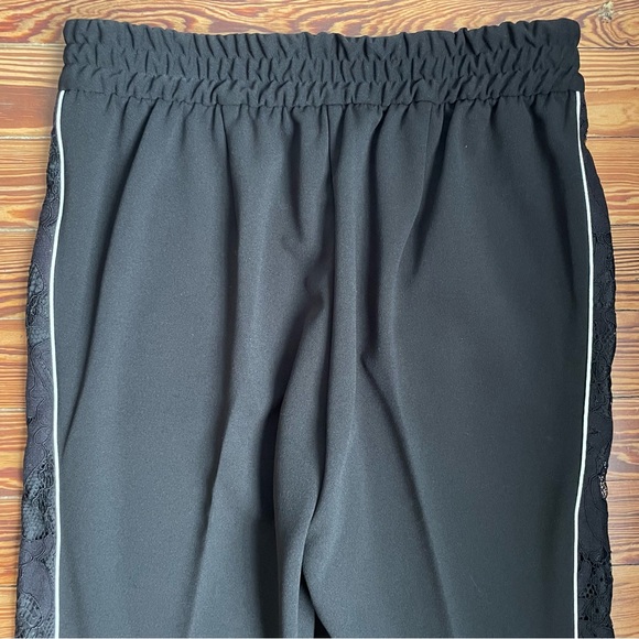 NWT Rachel Rachel Roy Black Pants with Lace Insert - Picture 7 of 12